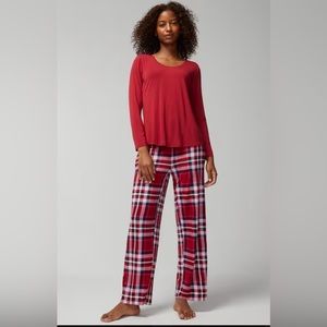 NWT - SOMA Cool Nights Long-Sleeve Top + Pants Set - Medium
